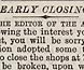 Letter to the editor about evening shopping hours. Letter to the editor about evening shopping hours.