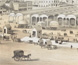 Lithograph of the Eastern Market, at the corner of Exhibition and Bourke Streets. Lithograph of the Eastern Market, at the corner of Exhibition and Bourke Streets.
