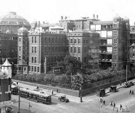 Photograph of the old Queen Victoria Hospital. Photograph of the old Queen Victoria Hospital.