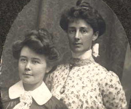 Photograph of author Miles Franklin and political activist Vida Goldstein. Photograph of author Miles Franklin and political activist Vida Goldstein.