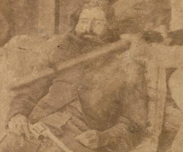 The body of 'Mad Dog' Morgan. The body of 'Mad Dog' Morgan.