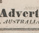 Front cover of the first printed edition of the Melbourne Advertiser newspaper. Front cover of the first printed edition of the Melbourne Advertiser newspaper.