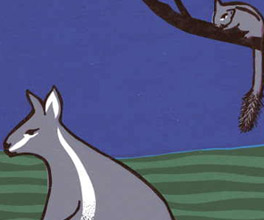 Poster from a series on endangered animals. Poster from a series on endangered animals.