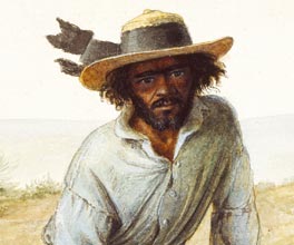 Painting of Dick, the Aboriginal guide who saved the lives of two members of the Burke and Wills expedition. Painting of Dick, the Aboriginal guide who saved the lives of two members of the Burke and Wills expedition.