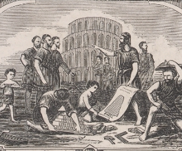 Union banner of the Bricklayers Union