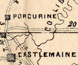 Road map produced for diggers in 1859. Road map produced for diggers in 1859.