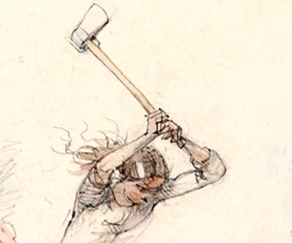 Sketches of women at work in the Colony. Sketches of women at work in the Colony.