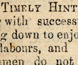 Newspaper article suggesting that women avoid the streets when unaccompanied due to the presence of gold prospectors of dubious character. Newspaper article suggesting that women avoid the streets when unaccompanied due to the presence of gold prospectors of dubious character.