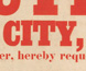 Poster calling for a meeting about safety in the city of Melbourne in 1854. Poster calling for a meeting about safety in the city of Melbourne in 1854.