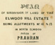 Plan showing land purchases made by Joseph Docker. Plan showing land purchases made by Joseph Docker.