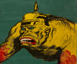 Anti-German poster by Norman Lindsay produced in World War I.