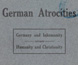 Booklet produced during World War I detailing alleged German war crimes.