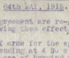 Typewritten details of a short term ceasefire at Gallipoli. Typewritten details of a short term ceasefire at Gallipoli.