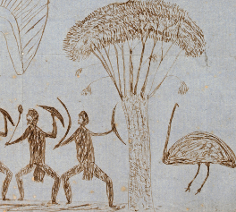 Drawing of an Aboriginal ceremony by Tommy McRae. Drawing of an Aboriginal ceremony by Tommy McRae.