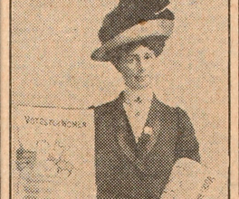 Article describes Vida Goldstein's experiences selling a suffragette newspaper on the streets of Melbourne. Article describes Vida Goldstein's experiences selling a suffragette newspaper on the streets of Melbourne.